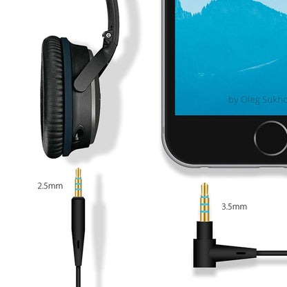 Аудиокабель ZS0009 3,5 мм на 2,5 мм для Boshi QC25 QC35 OE2 LIVE2 AKG Y50 Y40
