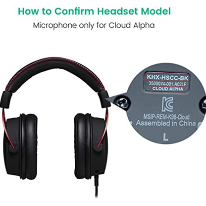 Сменный микрофон для компьютерной гарнитуры ZS0201 для HyperX Cloud Alpha S