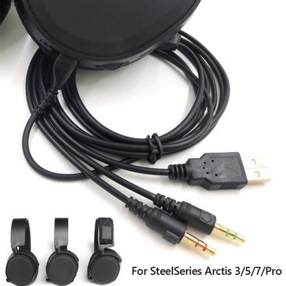 Аудиокабель для наушников ZS0224 с 3-контактным разъемом для SteelSeries Arctis 3 / 5 / 7 / Pro