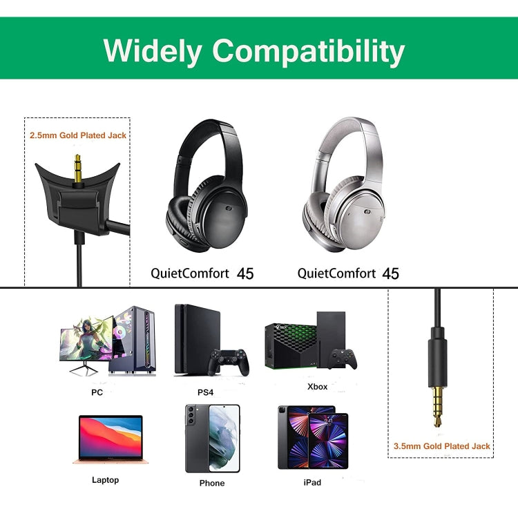Игровой кабель для наушников ZS0242 для BOSE QC45