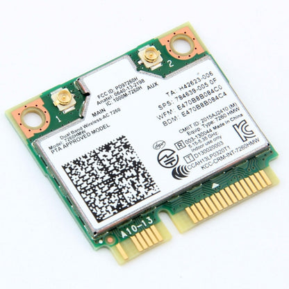 Двухдиапазонная беспроводная Wi-Fi-карта для Intel 7260HMW Mini PCI-E 2.4G / 5Ghz WLAN Bluetooth 4.0 Wi-Fi-карта 802.11 ac / a / b / g / n