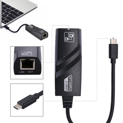 Сетевой адаптер USB-C/Type-C - RJ45 Gigabit Ethernet длиной 15 см