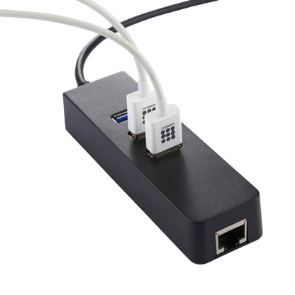 USB-C / Type-C to 3 USB 3.0 Ports HUB + RJ45 High Speed Gigabit Ethernet Adapter Multi-function LAN Adapter