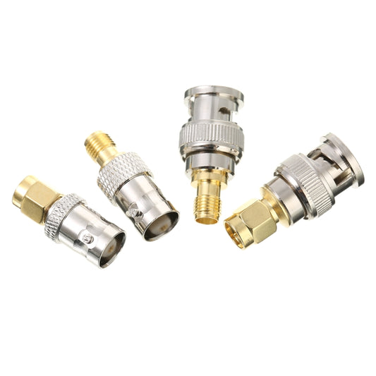 Комплект из 4 шт./комплект с разъемами SMA - BNC, тестовый комплект RF-адаптера