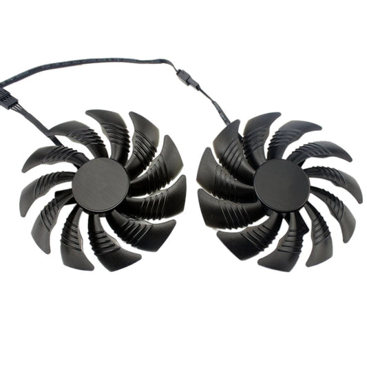 1 пара 88-мм 4-контактных вентиляторов для видеокарт Gigabyte GeForce GTX1060 1070 GTX1050ti GTX960 RX570 RX470