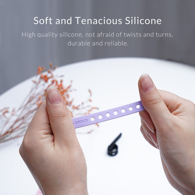 ORICO SG-RH5 5PCS Colorful Silicone Cable Tie