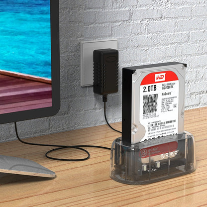 ORICO 6139C3-G2 3,5-дюймовая прозрачная док-станция для жесткого диска USB 3.1 Gen2 Type-C