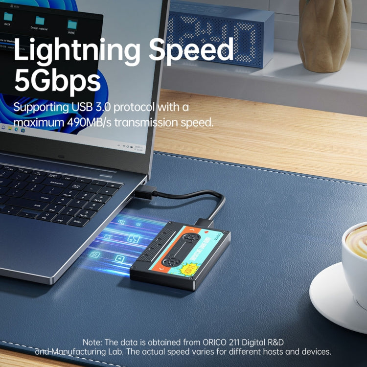 Корпус для жесткого диска ORICO 2580U3 2,5 дюйма USB 3.0 SATA, классический мобильный жесткий диск