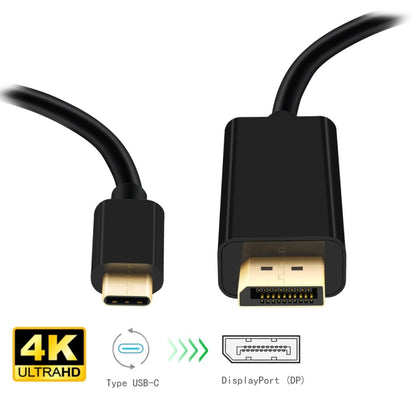 Кабель-адаптер 4K 60 Гц Type-C - DP DisplayPort, длина кабеля: 1,8 м