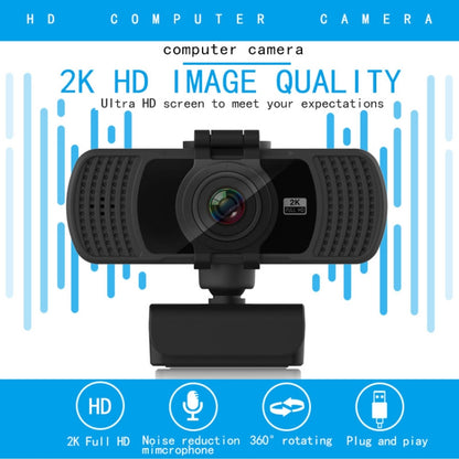 Richwell PC-06 Mini 4,0-мегапиксельная HD-веб-камера с автофокусом, вращением на 360 градусов и микрофоном с шумоподавлением
