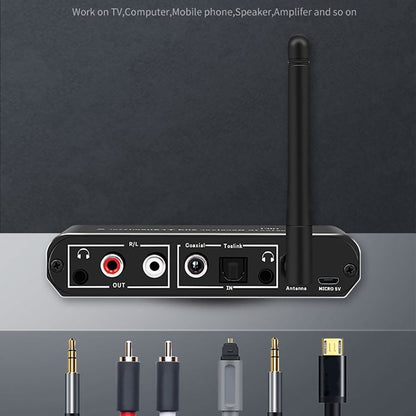 ZS-SGD09 3 in 1 Digital to Analog Bluetooth 5.0 Receiver & Transmitter