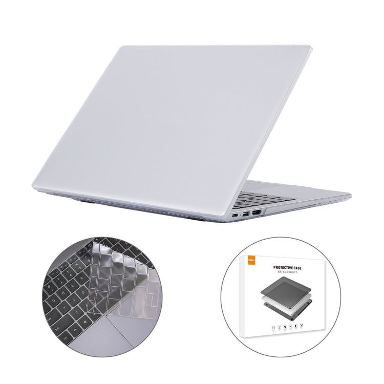 Чехол ENKAY для Huawei MateBook D 15 / Honor MagicBook 15 (США) 2 в 1, защитный кристаллический чехол с клавиатурой из ТПУ
