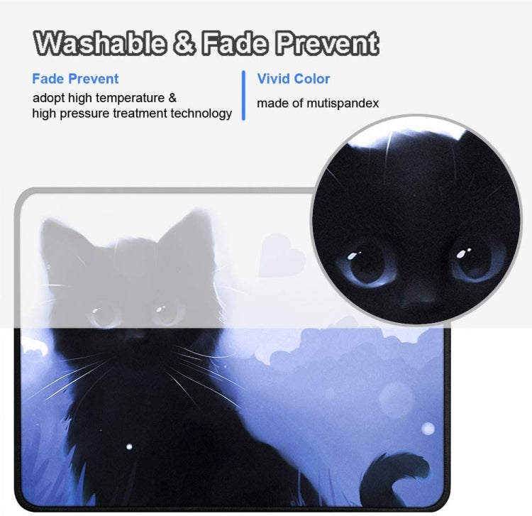 Cat Cartoon Anti-Skid E-sports Game Mouse Pad
