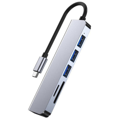 6-в-1 Type C с 3 портами USB + SD/TF + док-станция HDMI