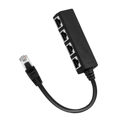 Адаптер-разветвитель Ethernet с 1 штырьковым и 4 гнездовыми разъемами
