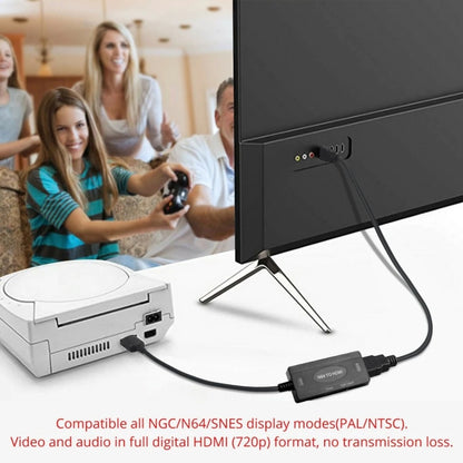1080P N64 uz HDMI digitālo analogo pārveidotāju video kabeļa adapteris