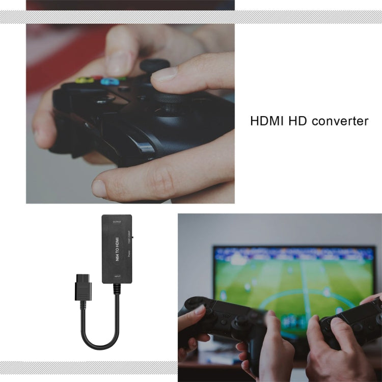 1080P N64 uz HDMI digitālo analogo pārveidotāju video kabeļa adapteris