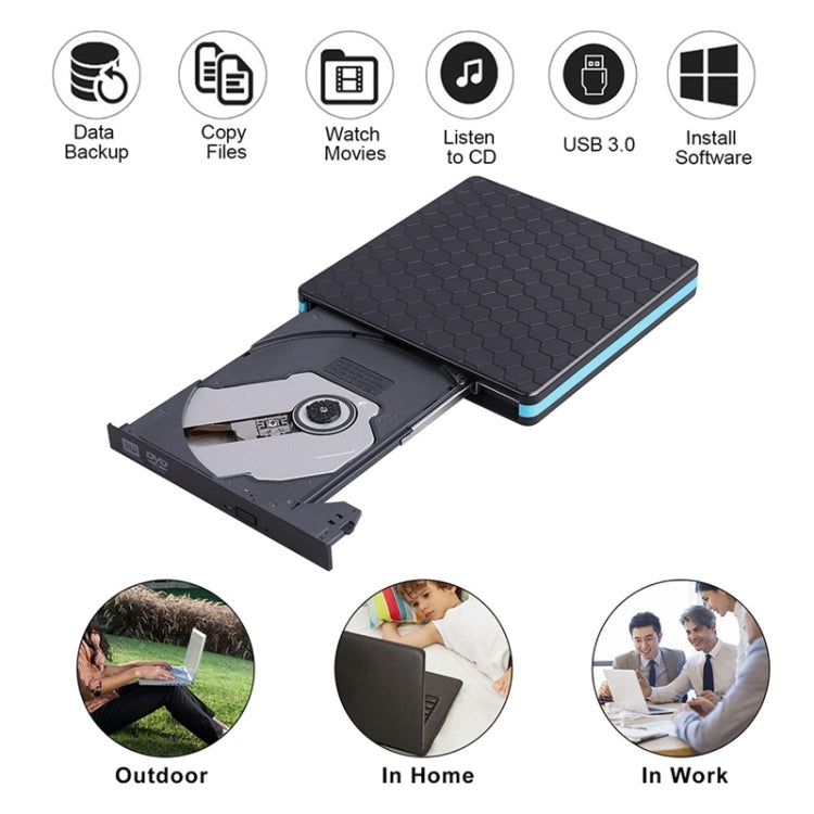 Универсальный оптический привод Type-C USB 3.0, внешний DVD/CD/VCD-привод RW SVCD-плеер