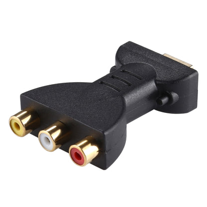 Позолоченный HDMI-штекер на 3 RGB RCA видео-аудио-адаптера AV-компонентный преобразователь для DVD-проектора