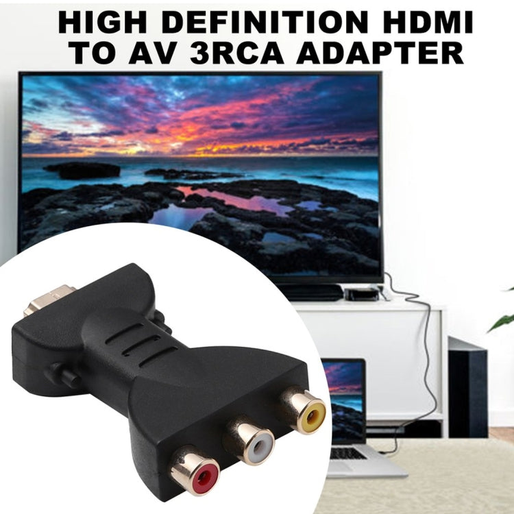 Позолоченный HDMI-штекер на 3 RGB RCA видео-аудио-адаптера AV-компонентный преобразователь для DVD-проектора
