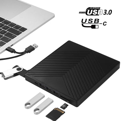 Внешний оптический привод USB 3.0 для записи CD и DVD «6 в 1»