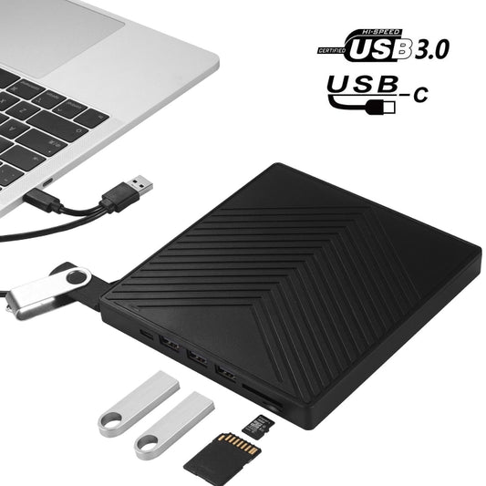 Внешний оптический привод USB 3.0 для записи CD и DVD «6 в 1»