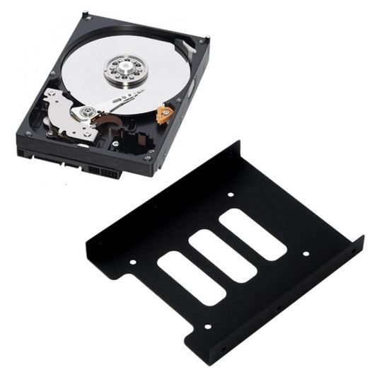 2,5 līdz 3,5 collu metāla stiprinājuma adapteris HDD SSD cietā diska kronšteins