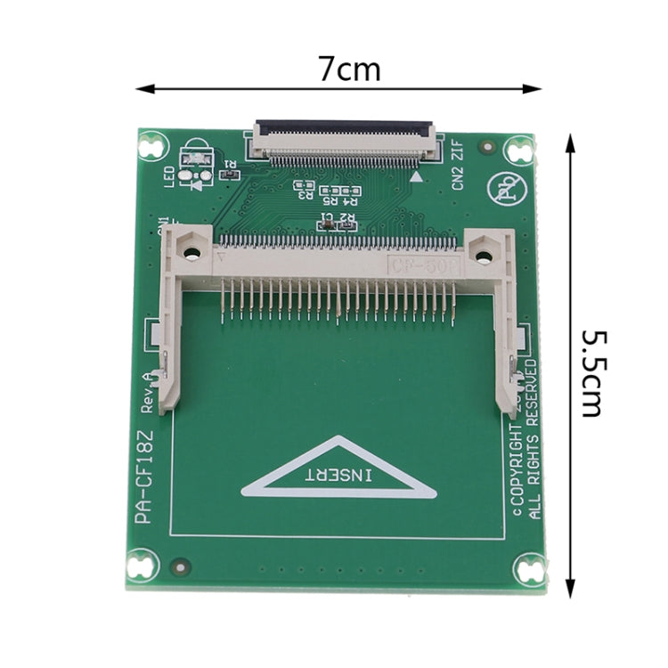 Карта памяти Compact Flash CF 1,8 дюйма с 50-контактным разъемом для подключения к жесткому диску SSD ZIF/CE