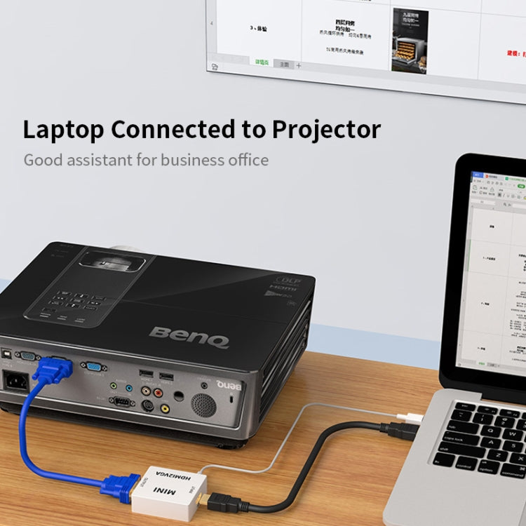 JSM Mini Size HD 1080P HDMI в VGA аудио-видео цифровой преобразователь адаптер
