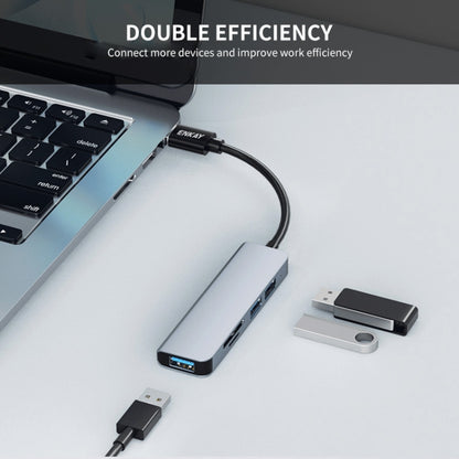 ENKAY Hat-Prince 5 in 1 Docking Station Adapter HUB SD/TF Card Reader