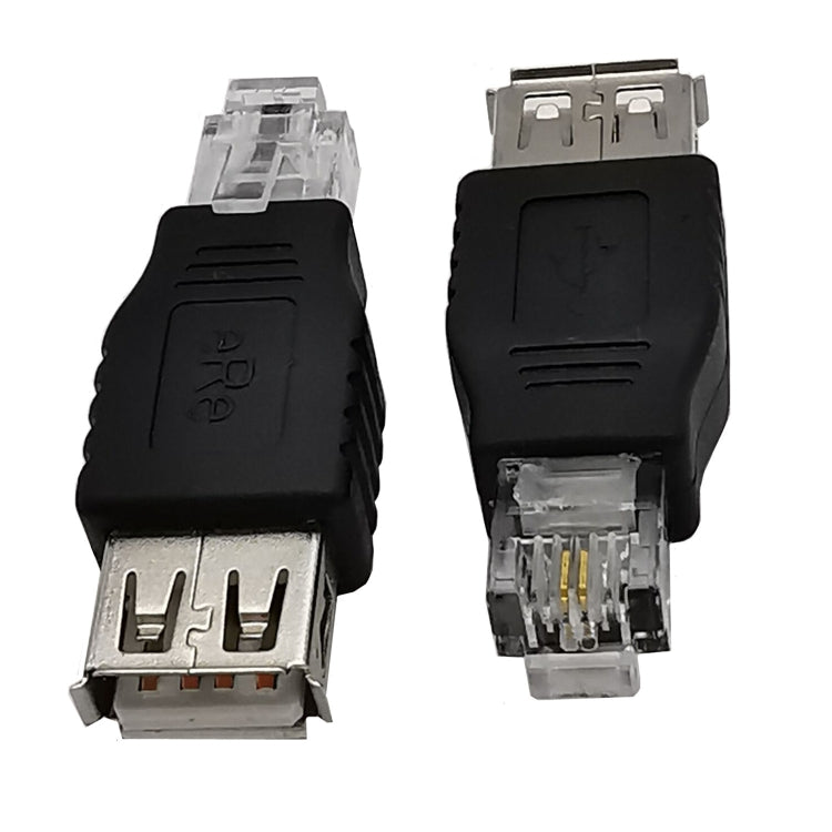 Адаптер-конвертер JUNSUNMAY USB «мама» - «папа» RJ11 6P2C