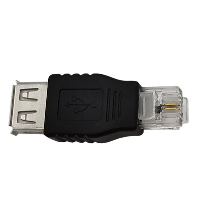 Адаптер-конвертер JUNSUNMAY USB «мама» - «папа» RJ11 6P2C