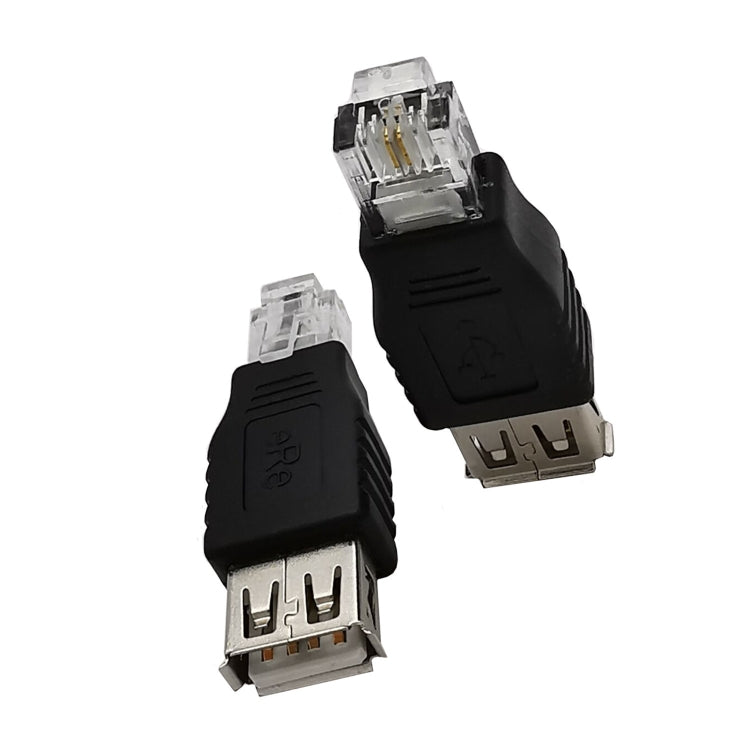 Адаптер-конвертер JUNSUNMAY USB «мама» - «папа» RJ11 6P2C
