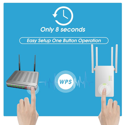 U6 5Ghz Wireless WiFi Repeater 1200Mbps Router Wifi Booster 2.4G Long Range Extender