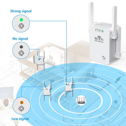 U8 300Mbps Wireless WiFi Repeater Extender Router Wi-Fi Signal Amplifier WiFi Booster