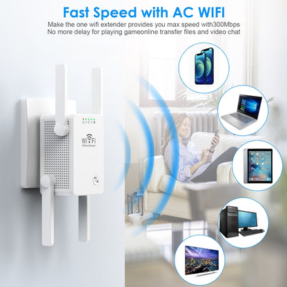 U8 300Mbps Wireless WiFi Repeater Extender Router Wi-Fi Signal Amplifier WiFi Booster
