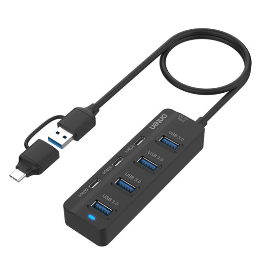 Док-станция Onten UCA5306 7-в-2 USB3.0 + Type-C с 7 портами, поддерживает функцию OTG