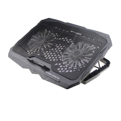 X2 divu ventilatoru USB klēpjdatora dzesēšanas paliktnis spēļu statīvs