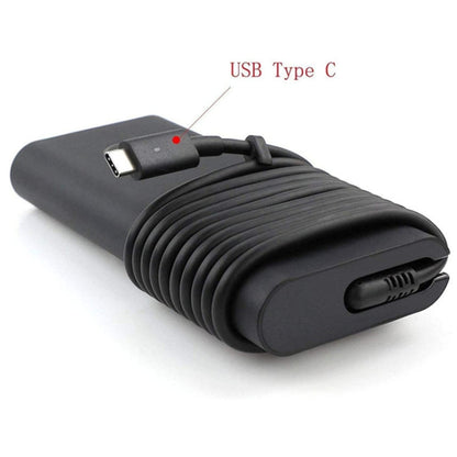 For Dell 5280 5480 5580 7390 7370 65W TYPE-C USB-C Thunderbolt 3 Power Adapter Charger