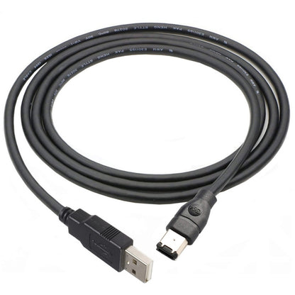 Кабель-адаптер JUNSUNMAY Firewire IEEE 1394 6-контактный штекер — USB 2.0 штекер