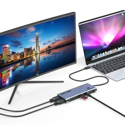 WAVLINK WL-UTD05 Многофункциональный удлинитель 4-в-1 Type-C - DP с разъёмом Thunderbolt 3 и поддержкой передачи 4K