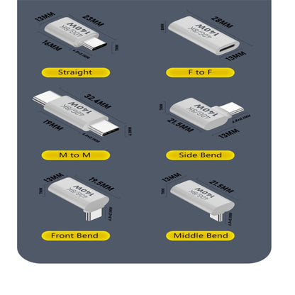 USB 3.1 Type-C 40Gbps 8K Transmission Adapter 140W 5A Charge