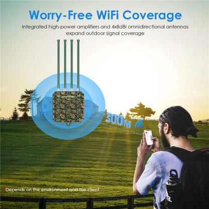 WAVLINK WN573HX1 WiFi 6 AX1800 divjoslu bezvadu maršrutētājs āra WiFi piekļuves punkts