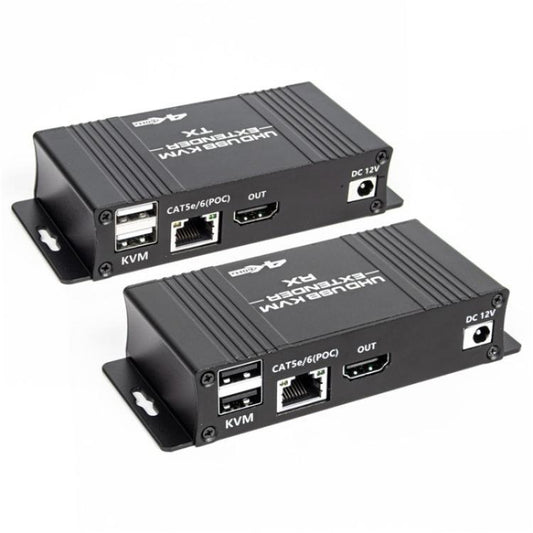 D5-1 / D6-1 80 m Cat6 / 5e tīkla kabeļa pagarinātājs datora vadībai HDMI KVM pagarinātājs
