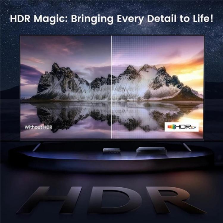 Q8-3 для игровых консолей, ПК, ТВ-боксов, ультратонкий 3x1 HDMI 2.1-переключатель, адаптер 8K 60 Гц