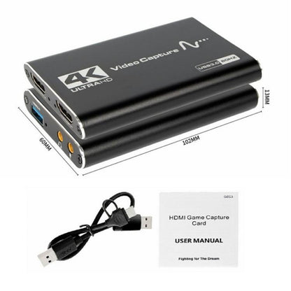 Адаптер для потоковой передачи игр C3 USB3.0 1080P 60 Гц с петлевым выходом, карта видеозахвата 4K HDMI