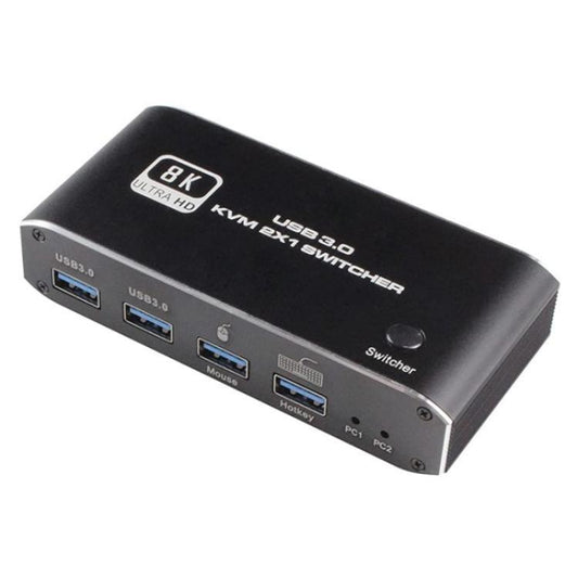 Игровая консоль K4 для ноутбука 8K Ultra HD USB 3.0 KVM 2x1 коммутатор 2 входа 1 выход HDMI 2.1 конвертер