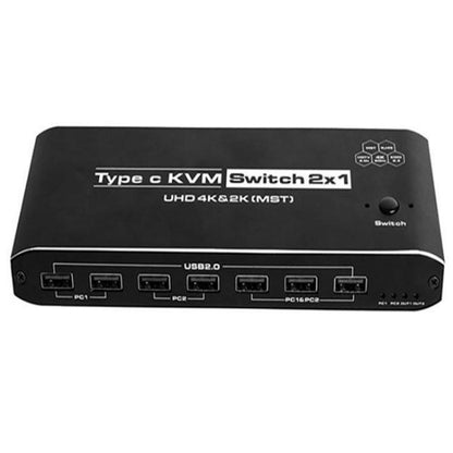 Адаптер расширения K9 2 входа 1 выход HDMI для двух дисплеев и 2 экранов для Mac USB C KVM-переключатель