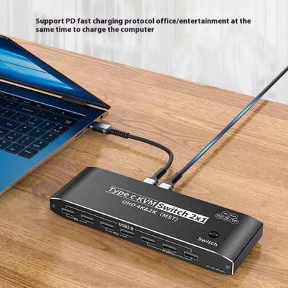 Адаптер расширения K9 2 входа 1 выход HDMI для двух дисплеев и 2 экранов для Mac USB C KVM-переключатель