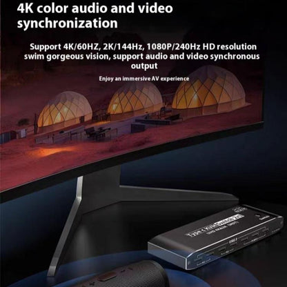 Адаптер расширения K9 2 входа 1 выход HDMI для двух дисплеев и 2 экранов для Mac USB C KVM-переключатель